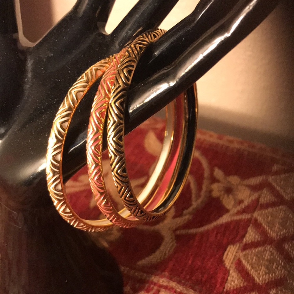 3 quality metal bangles
